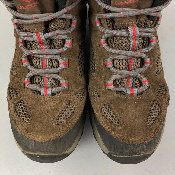 Vasque Mens Size 5 Breeze III Mid Brown Leather Waterproof Lace Up Hiking Boots main image 9